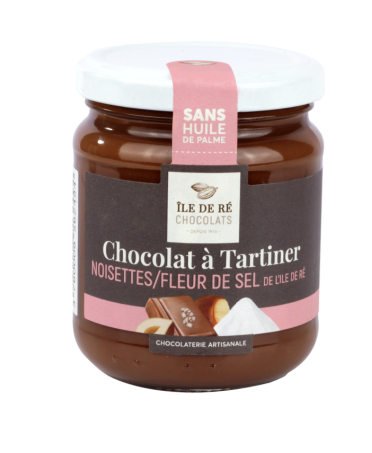 Chocolat à tartiner aux Noisettes et à la Fleur de Sel