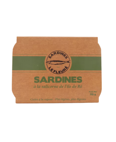 SARDSALI - Sardines à la Salicorne de l'Île de Ré 115g