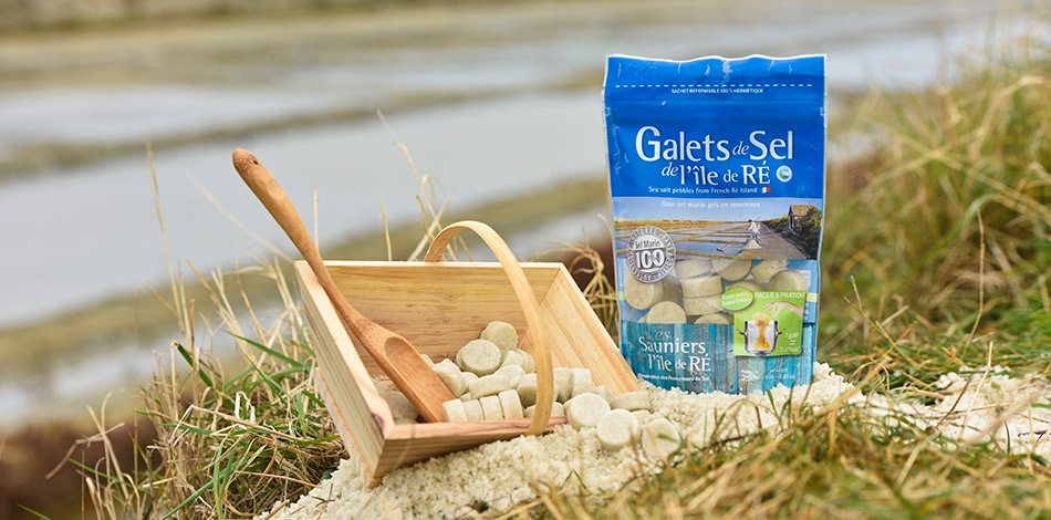Galets de sel de l'Île de Ré